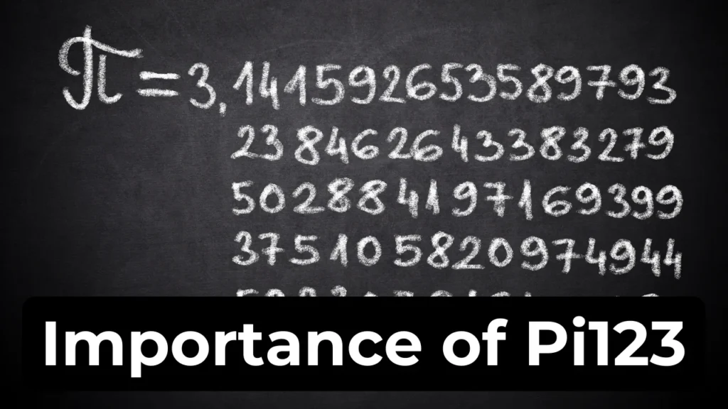 Pi123: Exploring Its Mathematical Importance & Computational Impact 1 Importance of Pi123